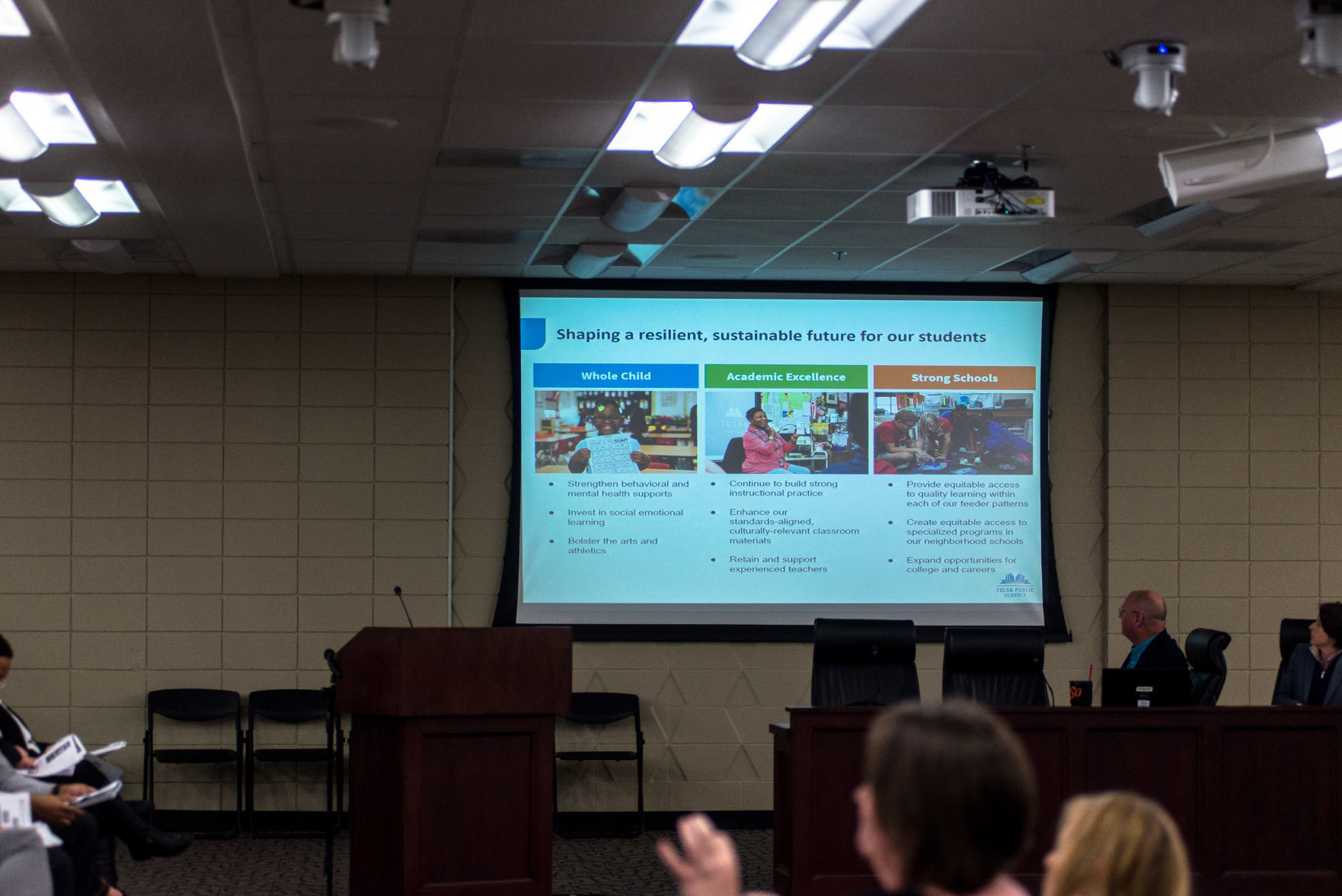 Tulsa school board Jan. 6, 2020